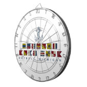 デトロイトからの挨拶 ダーツボード (正面右)