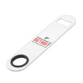 デトロイトに戻って、私達は最後を恋しく思いました スピード栓抜き (正面アングル)