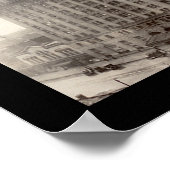 デトロイトのダウンタウン写真1914 ポスター (角)