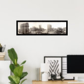 デトロイトのダウンタウン写真1914 ポスター (ホームオフィス)