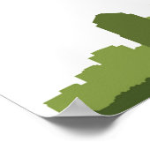 デトロイトのポスターのイメージを変更(24x9) ポスター (角)