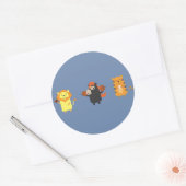 デトロイトのマスコット動物 ラウンドシール (封筒)