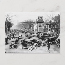 デトロイトの交通渋滞 ポストカード