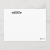 デトロイトの冬 ポストカード (裏面)