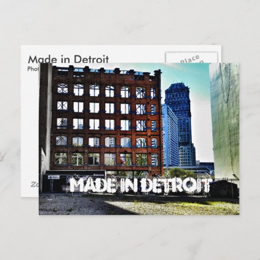 デトロイトはがき ポストカード (正面/裏面)
