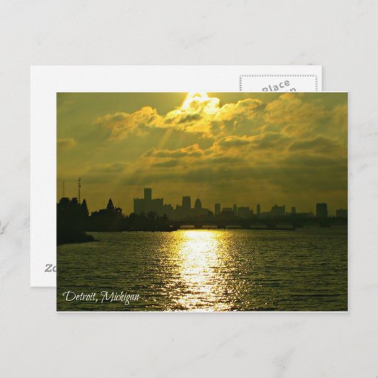 デトロイトはがき ポストカード (正面/裏面)