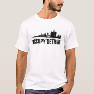デトロイトを占めて下さい Tシャツ
