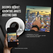 デトロイトを発見:冒険が待つ挨拶 カード