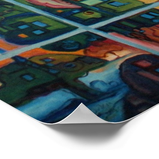 デトロイトオンマイマインドI - Canvas Print ポスター (角)