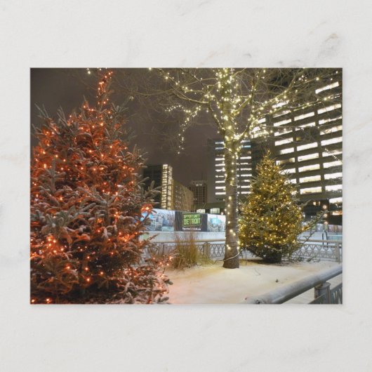 デトロイトクリスマスの郵便はがき シーズンポストカード (正面)