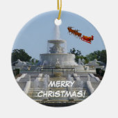 デトロイトクリスマスオーナメント セラミックオーナメント (正面)