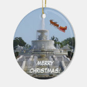 デトロイトクリスマスオーナメント セラミックオーナメント (左)