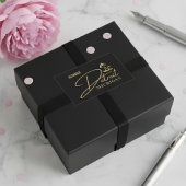 デトロイトゴールデンマッシュルームカスタマイズ可能ステッカー 長方形シール