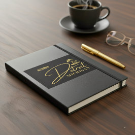 デトロイトゴールデンマッシュルームカスタマイズ可能ステッカー 長方形シール