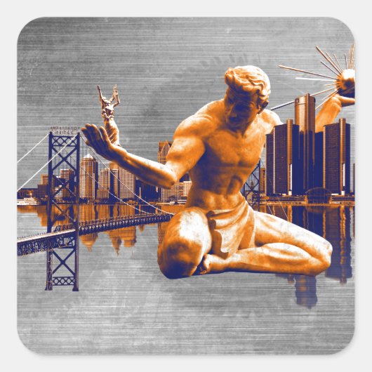 デトロイトシティ スクエアシール (正面)