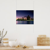 デトロイトスカイラインアットデュスク2 ポスター (キッチン)