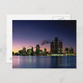 デトロイトスカイラインアットデュスク2 ポストカード (正面/裏面)