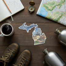 デトロイトスカイラインミシガンステッカー