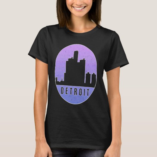 デトロイトスカイライン1 Tシャツ (正面)