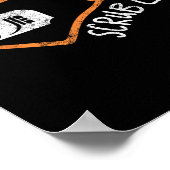 デトロイトスクラブライフミシガンナースシャツメディカルテ ポスター (角)