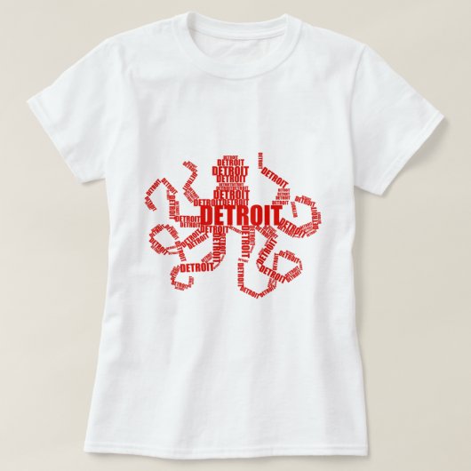 デトロイトタコ Tシャツ (デザイン正面)