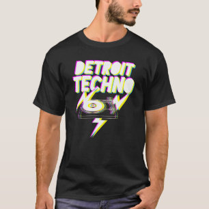 デトロイトテクノハウスミュージックお気に入りのフェスティバルEdm D Tシャツ