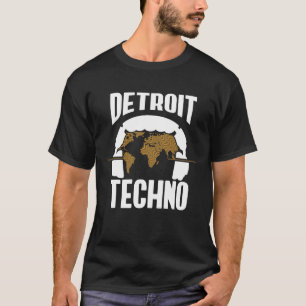 デトロイトテクノハウスミュージックフェスティバルシンポップEDM D Tシャツ