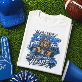 デトロイトハズマイ ハート フットボール Tシャツ