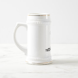 デトロイトパーソナライズされたスカイラインスケッチ ビールジョッキ