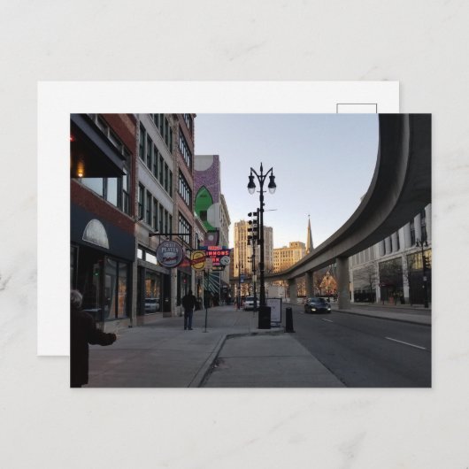 デトロイトピープル引越し業者ポストカード ポストカード (正面/裏面)