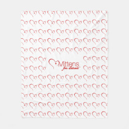 デトロイトフリースブランケットのためのミトン フリースブランケット