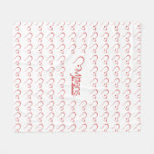 デトロイトフリースブランケットのためのミトン フリースブランケット (正面(横))