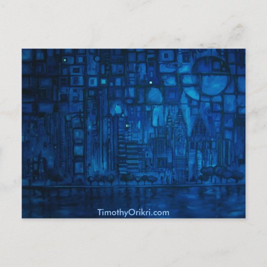 デトロイトブルーI – はがき (正面)