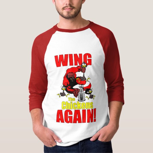 デトロイトホッケーのTシャツ Tシャツ (正面)