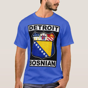 デトロイトボスニアアメリカデザインTシャツ Tシャツ