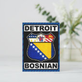 デトロイトボスニアアメリカンのポストカード ポストカード (スタンド正面)