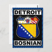 デトロイトボスニアアメリカンのポストカード ポストカード (正面/裏面)