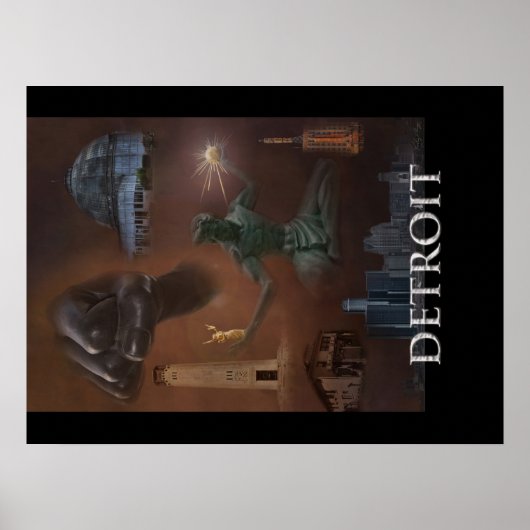 デトロイトポスター ポスター (正面)