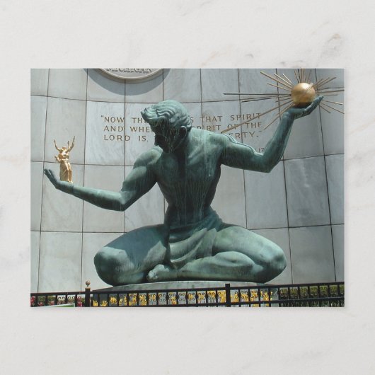 デトロイトポストカードの精神 ポストカード (正面)