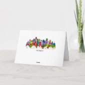 デトロイトミシガンスカイライン シーズンカード (裏面)