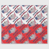 デトロイトミシガンポーランド ラッピングペーパー (フラット)