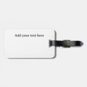 デトロイトミシガンレトロヴィンテージサンセットスカイライン ラゲッジタグ (裏面横)