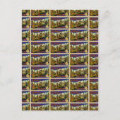 デトロイトミシガンヴィンテージポストカードからの挨拶 ポストカード (正面)