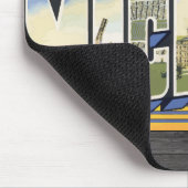 デトロイトミシガン州のヴィンテージからの挨拶 マウスパッド (コーナー)