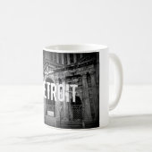 デトロイトミシガン州中央場所のコーヒー・マグ コーヒーマグカップ (正面右)