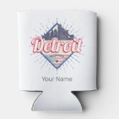 デトロイトミシガン統一された州ズスカイラインヴィンテージUSA 缶クーラー (裏面)