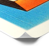 デトロイトミシガンMIオールドヴィンテージ旅行記念品 ポスター (角)