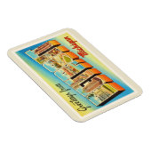 デトロイトミシガンMIオールドヴィンテージ旅行記念品 マグネット (右側)