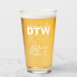 デトロイトメトロポリタンウェインカウンティ空港DTW タンブラーグラス