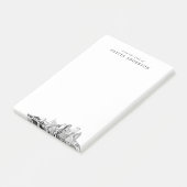 デトロイトモダンプロフェッショナルギフトパーソナライズされた ポストイット (アングル)